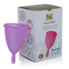 Coppa mestruale in silicone medico viola tg.L NINA KIKÍ - immagine 3