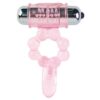 BAILE - ANELLO IN SILICONE 10 RITMI DI LINGUA CON VIBRAZIONE ROSA - immagine 2
