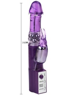 Vibratore rabbit rotante ‘Hot Lady Vibrator’ BAILE