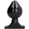 Enorme plug anale in PVC lungo 19 cm e Ø 11 cm ALL BLACK - immagine 2