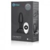 Plug anale vibrante e rotante nero con telecomando 'Rimming Petite' B-VIBE