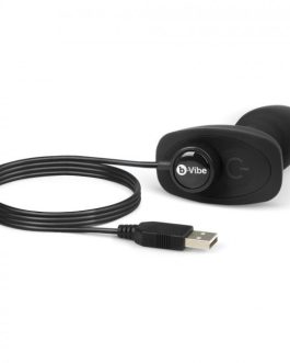 Plug anale vibrante e rotante nero con telecomando ‘Rimming Petite’ B-VIBE