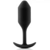 Plug anale nero in silicone 11,4 cm x Ø 3 cm B-VIBE