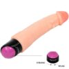 BAILE - VIBRATORE FLESSIBILE REALISTICO 25 CM - immagine 3