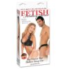 FETISH FANTASY SERIES - PETTORINA CAVA REGOLABILE FLESH STRAP ON 15 CM - immagine 2