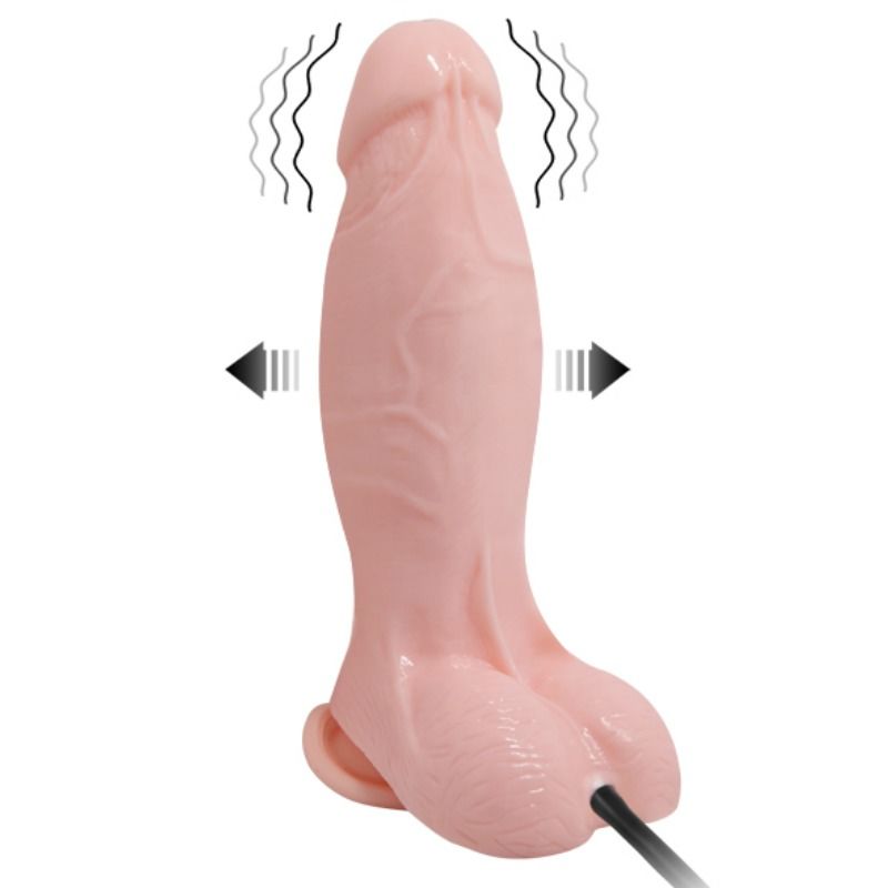 BAILE – DILDO VIBRANTE E GONFIABILE REALISTICO 18.8 CM