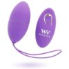 WOMANVIBE - ALSAN EGG TELECOMANDO SILICONE NERO VIOLA - immagine 2