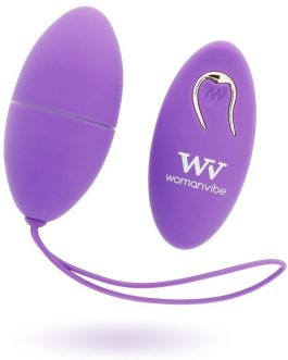 WOMANVIBE – ALSAN EGG TELECOMANDO SILICONE NERO VIOLA