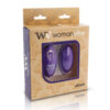 WOMANVIBE - ALSAN EGG TELECOMANDO SILICONE NERO VIOLA - immagine 3