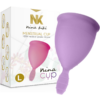 Coppa mestruale in silicone medico viola tg.L NINA KIKÍ - immagine 4