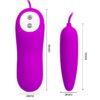 Vibratore in silicone di forma ovale PRETTY LOVE - immagine 4