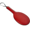 Sculacciatore racchetta da ping pong in pelle sintetica rossa da 39 cm