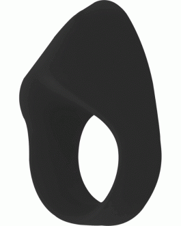 Anello vibrante in silicone per il pene nero ‘OTO’ INTENSE