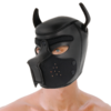 Maschera con muso e orecchie da cane in neoprene DARKNESS - immagine 2