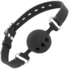 Ball Gag a sfera traspirante in silicone DARKNESS - immagine 2