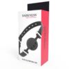 Ball Gag a sfera traspirante in silicone DARKNESS - immagine 4