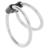 DARKNESS - ANELLO PER PENE DOPPIO IN METALLO - immagine 3