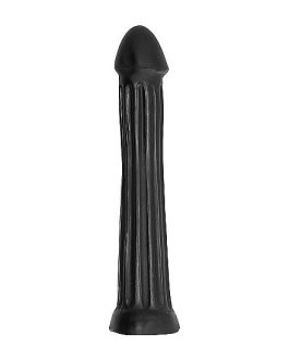Maxi dildo nero in PVC 31cm x Ø 6 cm ALL BLACK