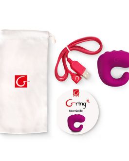 Vibratore in silicone lampone dolce ‘GringXL’ G-VIBE