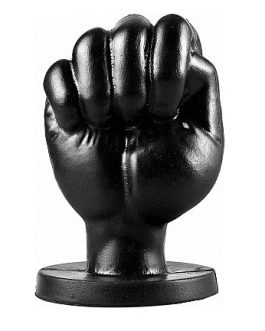 Pugno per fisting anale e/o vaginale 13 cm ALL BLACK