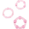 Set di 3 anelli per il pene in silicone rosa SEVEN CREATIONS