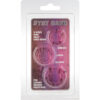 Set di 3 anelli per il pene in silicone rosa SEVEN CREATIONS - immagine 2