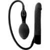 Vibratore gonfiabile in silicone nero 15 cm SEVEN CREATIONS