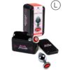 Plug anale in alluminio con base rossa SECRETPLAY tg. L - immagine 2