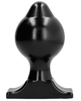 Enorme plug anale in PVC da 18 cm x Ø 10 cm ALL BLACK