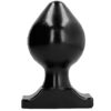 Enorme plug anale in PVC lunghezza 22,5 cm e Ø 13 cm ALL BLACK - immagine 2