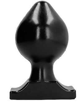 Enorme plug anale in PVC lunghezza 22,5 cm e Ø 13 cm ALL BLACK
