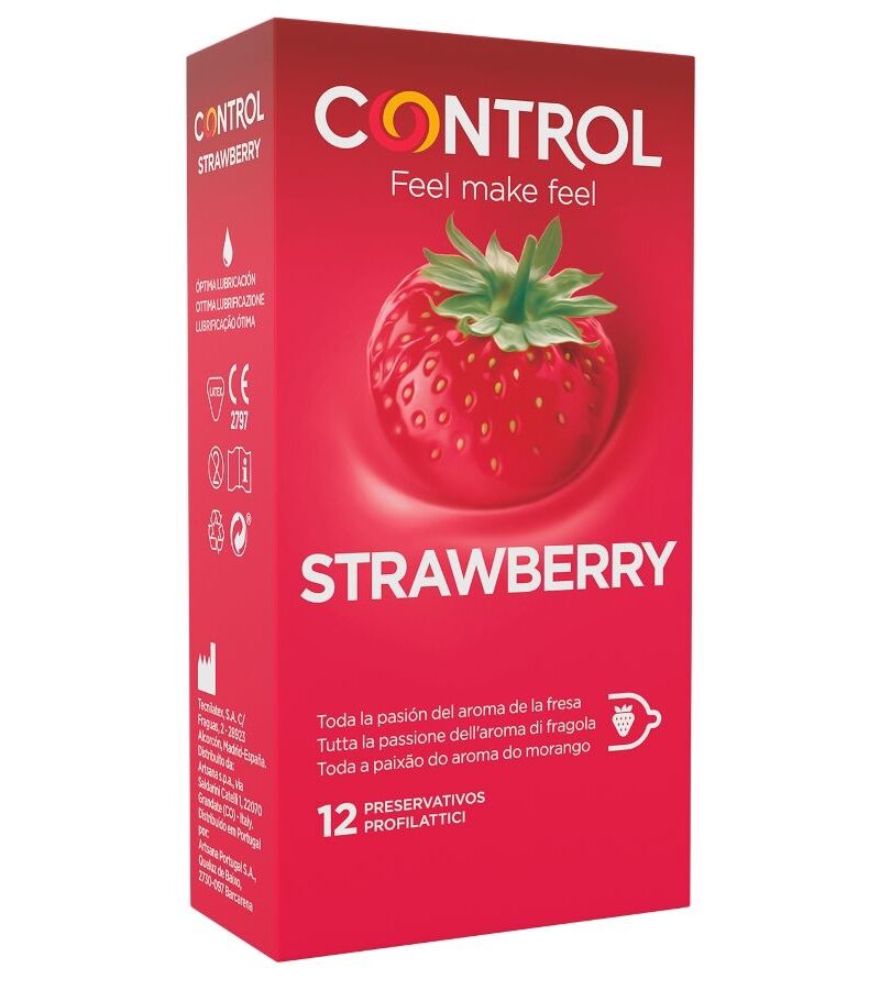Control Strawberry 12 preservativi alla fragola