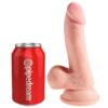KING COCK - DILDO TRIPLA DENSIT 14 CM - immagine 2