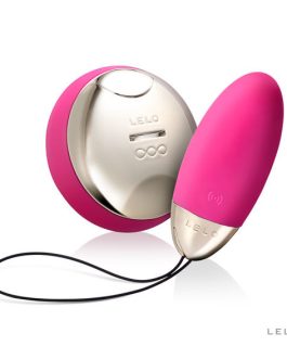 Massaggiatore telecomandato di forma ovale rosa LELO
