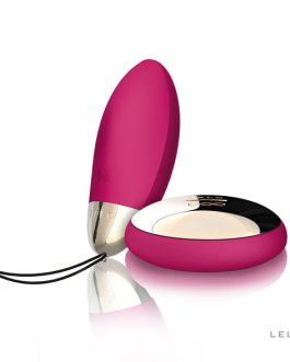 Massaggiatore telecomandato di forma ovale rosa LELO