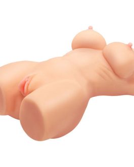 Torso femminile in TPR da 7,5 kg con vagina, ano e seno con i capezzoli turgidi ACT