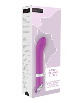 Vibratore in silicone lilla 19.3 x 3.5 cm ‘BGOOD DELUXE CURVE’ B SWISH