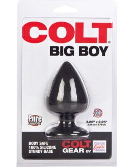 Plug anale in silicone nero 6 cm Ø 5 cm CALEXOTICS