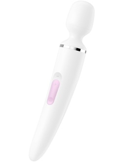 Massaggiatore in silicone bianco ‘WAND-ER WOMAN’ SATISFYER