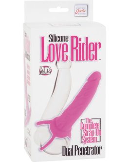 Dildo rosa indossabile per la doppia penetrazione da 14 cm CALEXOTICS