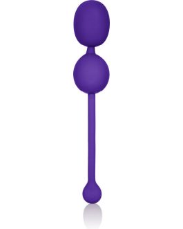 Palline vibranti di Kegel in silicone viola CALEXOTICS