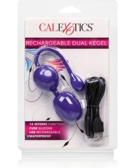 Palline vibranti di Kegel in silicone viola CALEXOTICS