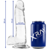 X RAY - PENE TRASPARENTE CON SFERE 20 CM -O- 4.5 CM
