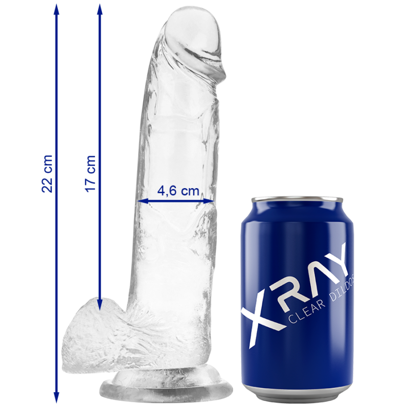 X RAY - PENE TRASPARENTE CON SFERE 22 CM -O- 4.6 CM