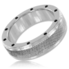 Anello zigrinato per pene o testicoli in acciaio Ø 50 mm METAL HARD