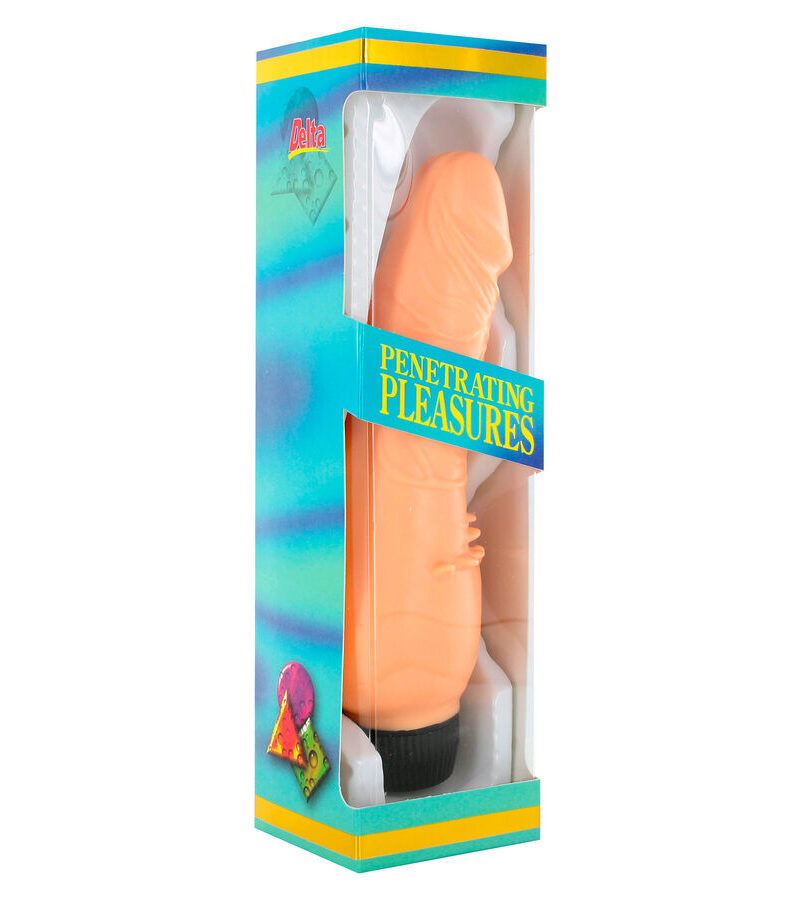 Vibratore a forma di pene in PVC lungo 19 cm SEVEN CREATIONS