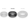 POWERING - ANELLO PER PENE SUPER FLESSIBILE E RESISTENTE 4,8 CM PR05 NERO - immagine 4