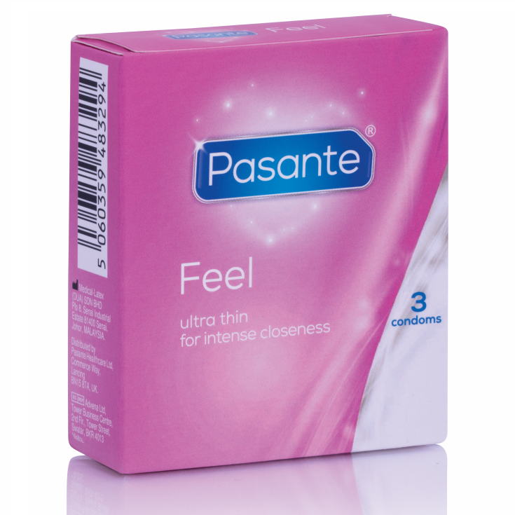 Preservativi ultra sottili Pasante Feel 3 profilattici