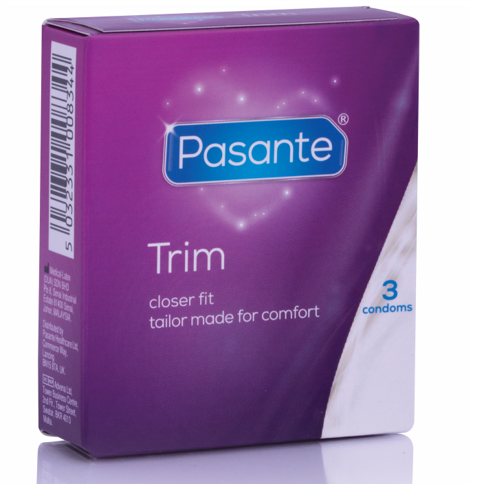 Preservativi stretti Pasante Trim 3 profilattici