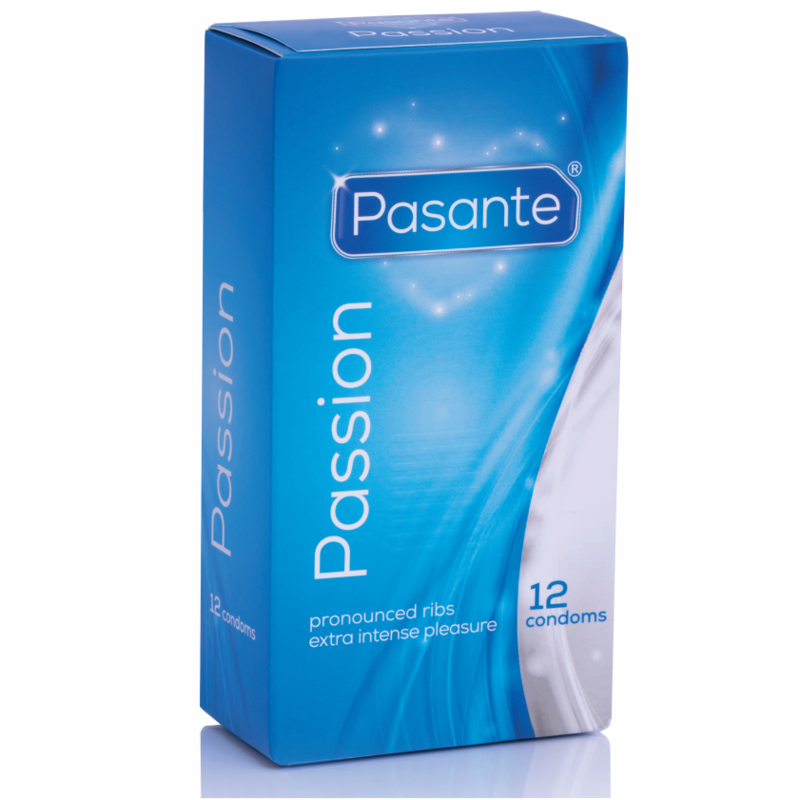 Preservativi stimolanti Pasante Passion 12 profilattici